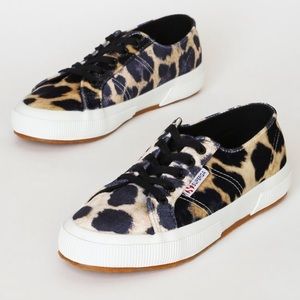 SUPERGA Leopard Velvet Anthro 2750 Fanvelw Sneaker